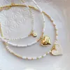 Naszyjniki wisiorek Kkbead Naszyjnik Choker Naturalny Pearl Polimer Clay Heishi Kulki Kołnierz biżuterii dla kobiet Prezent 230714