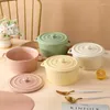 Bowls Nordic Matte Amphora Ceramic Soup Bowl Creative Personality With Geheburn Pot Dormitory Home Large Instant Noodle