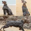 Roupa de cachorro impermeável capa de chuva macacão para cães médios grandes casaco de chuva ao ar livre roupas para animais de estimação filhote de cachorro doberman labrador husky jaqueta 230713