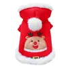 Dog Apparel Universal Stylish Christmas Beans Pet Coat Lightweight Clothoon Pictures For Autumn