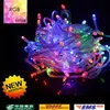 安価な10m 100LEDS LED TRING DECORATION LIGHT 110V 220VパーティーウェディングLED Twinkle Lighting Christmas Descoration Lights String225a