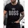 Men's T-Shirts Mens Quality Oversized Fashion Summer y2k Tee Tops Crown Designer Short Sleeve Street Casual O-Neck Club t-shirts 230713