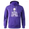 Herrtröjor Skull Cross Prayer for Death Dark Style Print Man Breattable Loose Hoodie Graphic Funny Pullover Sports Street Tracksuit