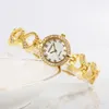 Horloges Mode Vrouwen Hart Armband Horloge Rose Goud Quartz Horloge Jurk Casual Horloges Cadeau Accessoires
