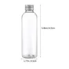 Vattenflaskor 8 st 200 ml transparent plastmjölklagring tom dricksjuice dryck för utomhus 230714