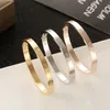 Bangle Womens Trendy Stainless steel Luxury Brand Bracelet Woman Man Wristband Bangles Gift Bracelets Femme Design 230714