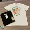 T-shirts pour hommes T-shirt Stok 2023ss Kaus Katun Motif Pesawat Buah Ukuran Besar untuk Pria dan Wanita Z230719
