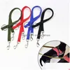 Collares para perros Correas Venta al por mayor Delicado Pet Pareja Conexión Correa Correa doble para caminar Elástico Dos perros Nylon 1.5Cmdh0283 T03 Drop Dhhlj