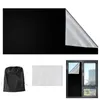 Curtain Blackout Blinds For Bedroom Shades Window Cover Universal Prevent Heat Block Glare Home