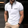 Men's T-Shirts Casual Plaid Print Patchwork Lapel Polo Shirts Men 2023 Summer Short Sleeve Leisure Button T Shirt For Mens Clothes Fashion Tops L230713