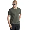 Men's T Shirts Summer Short Sleeve T-shirt Men Quick Dry Military Tactical Tops Pockets Outdoor Sports O-Neck Harajuku Mens