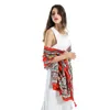 Halsdukar Summer Street Fashion Shawl Ethnic Wind Cotton Scarf Travel Sunscreen