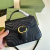 Дизайнерская сумка для плеча женская сумка кожаная сумка моды роскошная сумка сумочка Gu Luxuries Messenger Bag Bag Bogle Bag Suglet CHD23070143