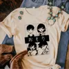 Женская футболка Omori Tee Women Lummer Streetwear Графическая футболка женская манга японская забавная одежда 230714
