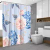 Shower Curtains Beautiful Flower Tulip Sunflower Bathroom Curtain Fabric Waterproof Polyester Shower Curtain With