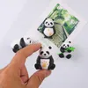 Buzdolabı mıknatıslar 8pcs sevimli panda buzdolabı mıknatısları çıkartma oyuncak buzdolabı dekorasyon tutucu ev dekor çocukları doğum günü hediyeleri 230714