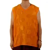 Etnisk kläder Lamaism Costume Lama Monk Clothes Tibetan Buddhism Imitation Silk Vest Summer Breattable Top Dongga 2023