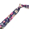 Ties ties di cotone floreale floreale MENS FASHIE 6 cm Stretto cravatta fiore a quadri paisley per feste di nozze Regali di accessori casual