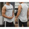 Men's Tank Tops 2023 Summer Gym Tanks Workout Bodybuilding Fitness Sleeveless Tees Brand Print Beach Sportswear Muscle Vests for Male 230713