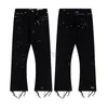 Galerie Dept Mens Jean w trudnej sytuacji Rower Bikers Man Luxury Designer Jeans Slim Fit Motorcycle Biker Dżins dla mężczyzn S Blue Pour Hommes