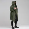 Männer Trenchcoats Kleidung Mantel Cape Männer 2023 Kausalen Männlichen Herbst Und Winter Strickjacke Mantel Mit Kapuze