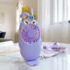 Wholesale Cartoon Portable Mini Handheld Electric Fan Anime Kittys Cat Usb Silent Cooling Fan Children Gift