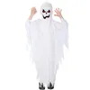 Theme Costume Kids Child Boys Spooky Scary White Ghost Costumes Robe Hood Spirit Halloween Purim Party Carnival Role Play Cosplay 2119