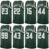 Man Kids Printed Basketball Andre Jackson Jersey 44 Chris Livingston 15 Khris Middleton 22 Giannis Antetokounmpo 34 Jrue Holiday 21 Grayson Allen Pat Connaughton