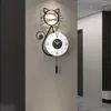 Wandklokken Metaal Stil Klok Handen Mechanisme Grote Kunst Digitaal Voor Slaapkamer Deco Keuken Design Kamer Decor