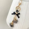 Клайфы EST Luxury Ball Crown для женщин сумки подвеска подвесная мода Bowknot Keyrings Care Key Chain Creative Ring