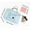 Aufbewahrungstaschen Mtifunction Folding Lage Große Kapazität Wasserdichte Einkaufstasche Reise Kleidung Beutel Faltbare Handtasche Organizer VT1565 Drop Dh2O4