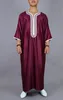 Vêtements ethniques hommes musulmans Robe brodée lâche luxe longue jupe Ramadan prière caftan Pakistan tenue Thobe Gentleman robe traditionnelle 230713