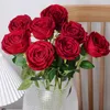 Decorative Flowers 7/10 Heads Rose Bridal Bouquet Artificial Flower DIY Wedding Floral Arrangement Accessories Christmas Home Decor Po Props