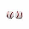 Orecchini a bottone Gioco Sport Gioielli Baseball Rugby Calcio Pallavolo Pallacanestro Cuore di legno per regalo da donna