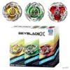 Conjunto de deck 4D Beyblades original Takara Tomy Beyblade X BX-08 3on3