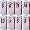 Print Men Youth Basketball Jaime Jaquez Jr Jersey 11 Josh Richardson Jimmy Butler 22 Bam Adebayo 13 Caleb Martin 16 Kevin Love Kyle Lowry Tyler Herro Duncan Robinson