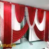 wedding sequin swags decoration designs wedding stylist swags for backdrop Party Curtain Stage background drapes 3M high by 6M wid274e