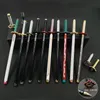 Stylos à bille 17 Styles Japon Anime Démon Modèle Gel Stylo 0 5mm Noir Recharge Cosplay Prop Enfant Étudiant Cadeau SlayerWeapon Épée 230713