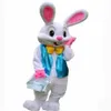 2018 Högkvalitativ maskot kostym vuxen påskharen mascot kostym kanin tecknad fancy2851