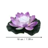 Garden Decorations Lotus Floating Pool Lights Battery Operated LED Lamp For Waterproof Night Light Pond And