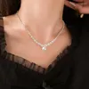 Кокер Kaitin простое жемчужное ожерелье для женщин винтажное
