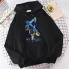 Men's Hoodies Kawaii Bear In Paint Style Print Mens Classical Soft Sweatshirt Hip Hop O-Neck Top Gorgeous Oversized Hoodie For Men