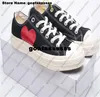 chucks taylors All Star 70 Hi Mens Running Shoes Size 5 11 Commate Commous Des Garcons Play US5 Sneakers CDG Designer 9173 Women US 5 Zapatillas Kid Heart
