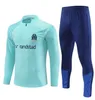 2023 2024 kids and adult tracksuit MILIK PAYET Marseilles survetement fottball Training suit veste maillot 23 24 OM man tracksuits football jogging set