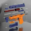 Gun Toys Soft Bullet Toy Manual Löstagbar ER PISTOL Handgevär Vapen för vuxna pojkar Barn som skjuter utomhus 230713