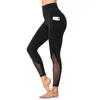 Active Pants Li-Fi Leggings Yoga High midjan Gym Sport Kvinnor Fitness Kvinnlig Leging Running Trays Tights