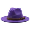 Мужчины Sombrero Bowler Church Church Шляпы для женщин Gorra Mujer Cap Belt Capeau Femme Vintage Fore Fedora Hat