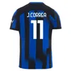 23 24 Lukaku Inters Lautaro Milans Futbol Forması Yıldönümü Correa Asllani Frattesi 2023 2024 Brozovic Ev Futbol Gömlek Üniformaları Erkek Çocuk Kiti