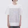 Männer T Shirts High Fashion 2023 Kurzarm O Neck Shirt Top Qualität Übergroßen Poet Buchstaben Prinshirt Für Männer