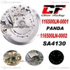 Clean CF V3 116500 SA4130 Cronógrafo automático Reloj para hombre Cerámica negra Bisel Esfera blanca 904L Oystersteel Pulsera Super Edition240y